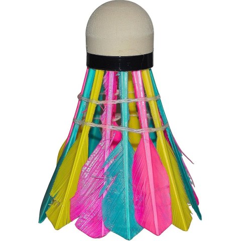 LOTKA BADMINTON Z PIÓR ENERO 3SZT KOLOR