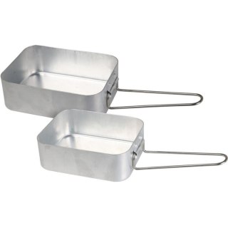 MENAŻKA MISKI TURYSTYCZNE DO ZAPIEKANIA CASSEROLE 2SZT. ALUMINIUM REDCLIFFS