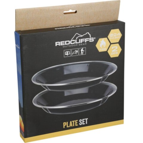 MISKA TALERZ TURYSTYCZNY 2SZT 24CM ALUMINIUM REDCLIFFS