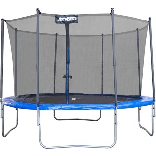 TRAMPOLINA BATUTA OGRODOWA SKŁADANA Z SIATKĄ WEWNĘTRZNĄ 10FT 305CM ENERO
