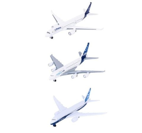 Majorette Samoloty pasażerskie MIX