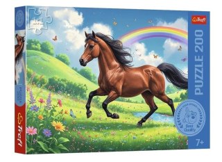 Puzzle 200 Dostojny koń Rodzina Treflików TREFL