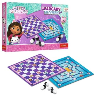 Warcaby i Młynek Gabby's Dollhouse TREFL