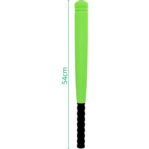 KIJ DO BASEBALLA JUNIOR 54CM Z PIŁKĄ SOFT ZIELONY