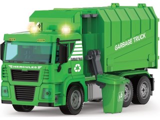 Ciężarówka Auto Samochód ŚMIECIARKA Do Rozkręcania W Walizce + Kosz Na Śmieci