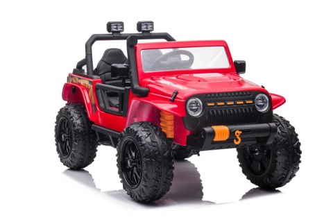 Pojazd Jeep Monster Czerwony