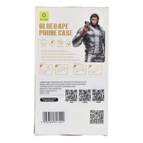 BLUEO APE Phone Case - Apple iPhone 16 Pro szary