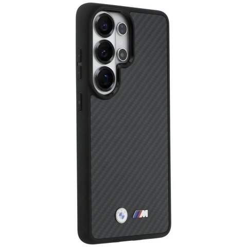BMW futerał do SAMSUNG S26 Ultra BMHMS26L24CFMMK (Magnetic Kevlar W/ Logo) czarny