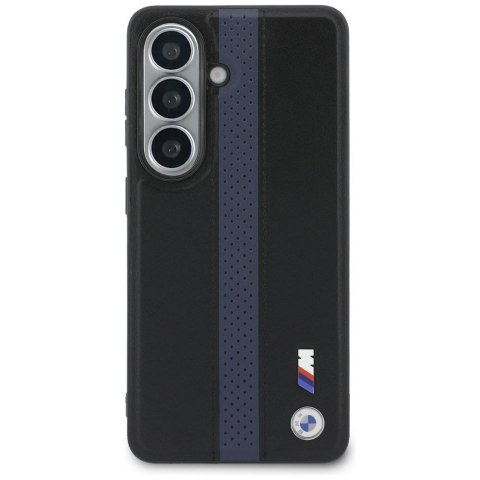 BMW futerał do SAMSUNG S26 kompatybilny z MagSafe BMHMS26S25PCPSKB (Perforated Stripe Logo) niebieski