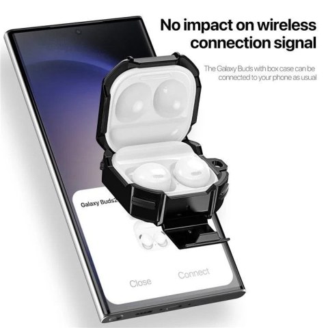 DUX DUCIS futerał SECG ochronny na Samsung Galaxy Buds Live/Buds PRO/Buds2/Buds2 Pro czarny