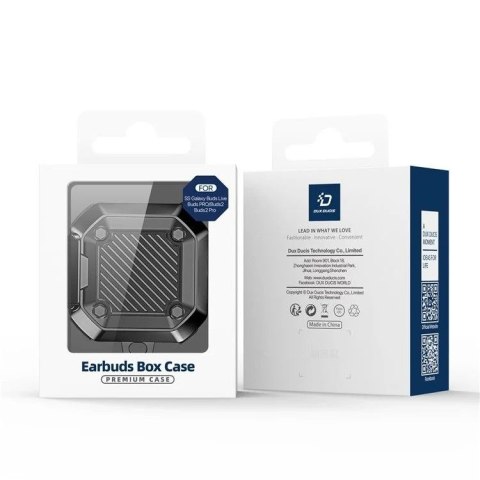 DUX DUCIS futerał SECG ochronny na Samsung Galaxy Buds Live/Buds PRO/Buds2/Buds2 Pro czarny