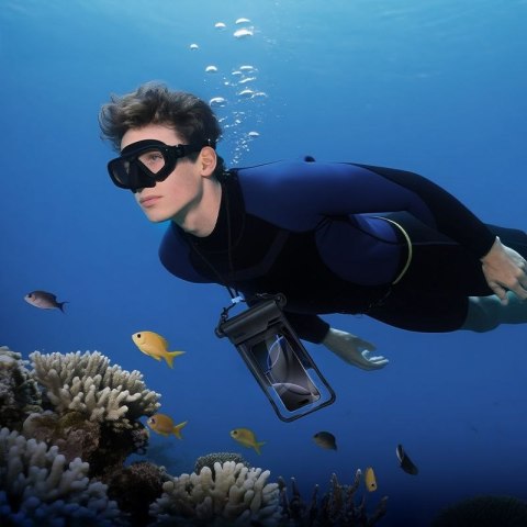 Etui na telefon Hoco wodoodporne BAG31 czarny