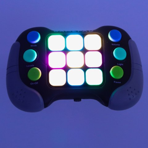 Gra Memory elektroniczna zręcznościowa antystresowa konsola light 4 tryby