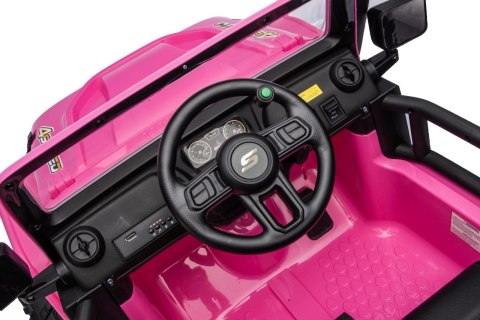 Pojazd Jeep Monster Różowy
