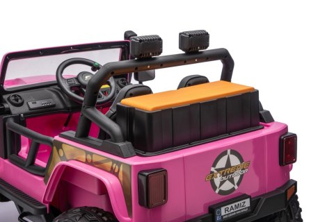 Pojazd Jeep Monster Różowy