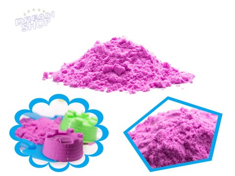 Piasek kinetyczny 1kg w woreczku fioletowy