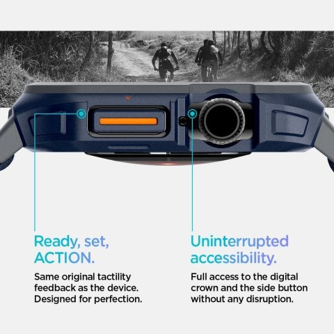 Futerał SPIGEN Lite Fit "PRO" do Apple Watch 10 (46 MM) navy blue