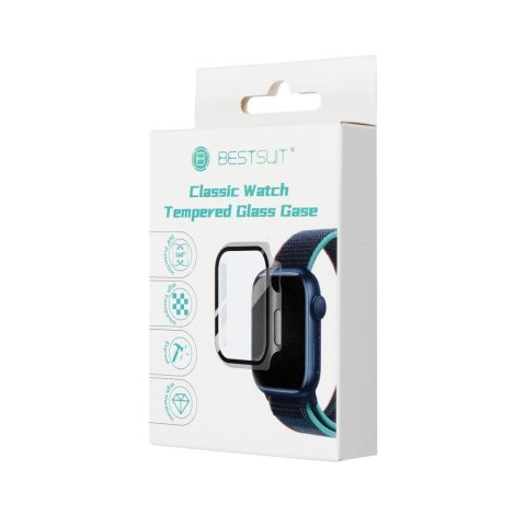 Futerał ochronny ze szkłem Bestsuit Flexible do Apple Watch 10/11 42mm - czarny