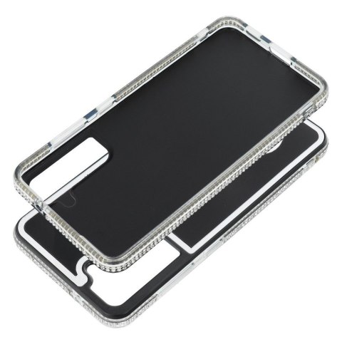 Futerał TEDDY BEAR do SAMSUNG S24 Ultra srebrny