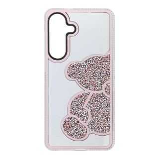 Futerał TEDDY BEAR do SAMSUNG S26 Plus różowy