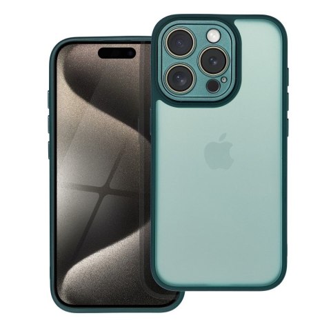 Futerał VARIETE do IPHONE 16e (SE 4 2025) / 17e ciemnozielony