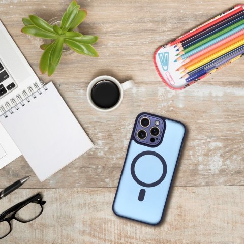 Futerał VARIETE MAG COVER kompatybilny z MagSafe do XIAOMI Redmi Note 15 4G / 5G granatowy