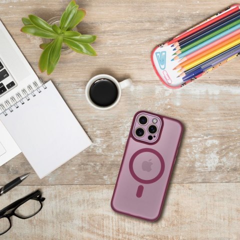 Futerał VARIETE MAG COVER kompatybilny z MagSafe do XIAOMI Redmi Note 15 Pro 5G fioletowy