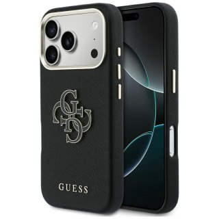 GUESS futerał do IPHONE 17 Pro Max GUHCP17X5PS4RGGK (PU FW Resin Logo) czarny
