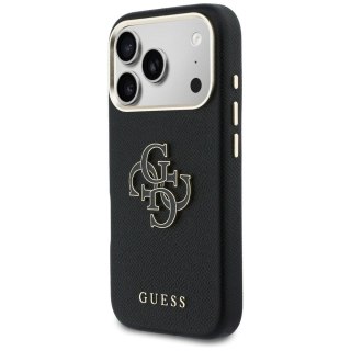 GUESS futerał do IPHONE 17 Pro Max GUHCP17X5PS4RGGK (PU FW Resin Logo) czarny