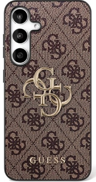 GUESS futerał do SAMSUNG S25 FE GUHCS25FE4GMGBR (PU Leather 4G Metal Logo) brązowy