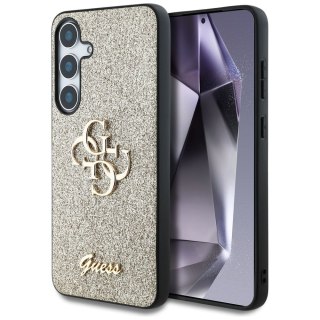 GUESS futerał do SAMSUNG S25 Plus GUHCS25MHG4SGD (Fixed Glitter Big 4G) złoty