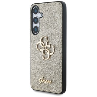 GUESS futerał do SAMSUNG S25 Plus GUHCS25MHG4SGD (Fixed Glitter Big 4G) złoty