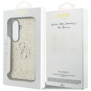 GUESS futerał do SAMSUNG S26 GUHCS26SHG4SGD (Fixed Glitter 4G Big Metal Logo) złoty