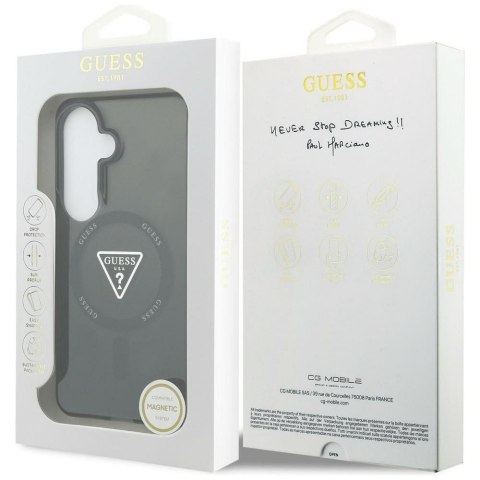 GUESS futerał do SAMSUNG S26 GUHMS26SHGTMLCGK (Magnetic IML Gradient Triangle) czarny