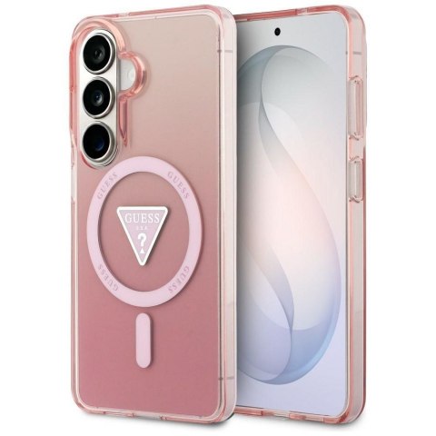 GUESS futerał do SAMSUNG S26 GUHMS26SHGTMLCGP (Magnetic IML Gradient Triangle) różowy