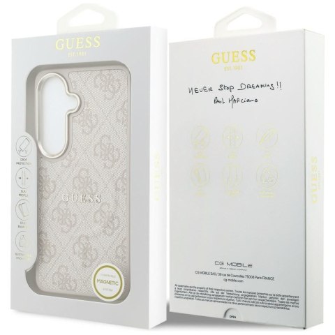 GUESS futerał do SAMSUNG S26 GUHMS26SP4MSEGCP (4G Embossed Ring MagSafe) różowy