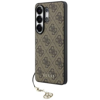 GUESS futerał do SAMSUNG S26 Ultra GUHMS26LGF4GBR (PU 4G Classic Logo with Charm) brązowy