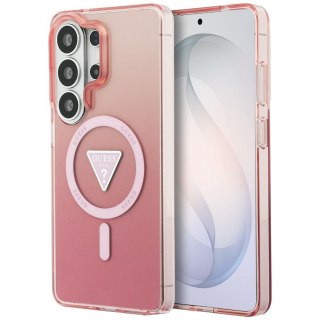 GUESS futerał do SAMSUNG S26 Ultra GUHMS26LHGTMLCGP (Magnetic IML Gradient Triangle) różowy