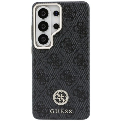 GUESS futerał do SAMSUNG S26 Ultra GUHMS26LP4GRMDEK (4G Rhinestone Round Logo MagSafe) czarny