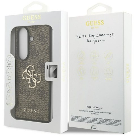 GUESS futerał do SAMSUNG Z Fold7 GUHCZFD74GMGBR (4G PU Big Logo) brązowy
