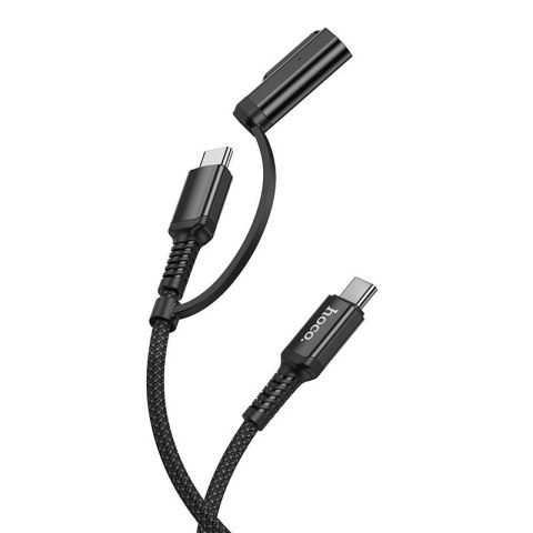 Kabel 2w1 USB C do USB C / Mag3 Hoco 240W 1,8 m U142 czarny