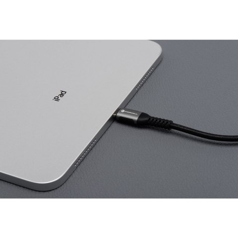 Kabel USB C do Lightning Forcell F-Energy PD 3A 27W Cafule 2 m C259 czarny