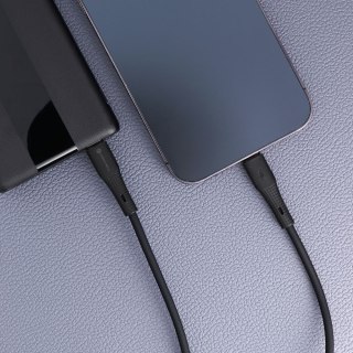 Kabel USB C do Lightning Forcell F-Energy PD 3A 27W Silicone 1 m C346 czarny