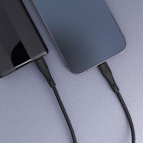 Kabel USB C do Lightning Forcell F-Energy PD 3A 27W Silicone 1 m C346 czarny