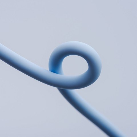 Kabel USB C do Lightning Forcell F-Energy PD 3A 27W Silicone 1 m C346 niebieski