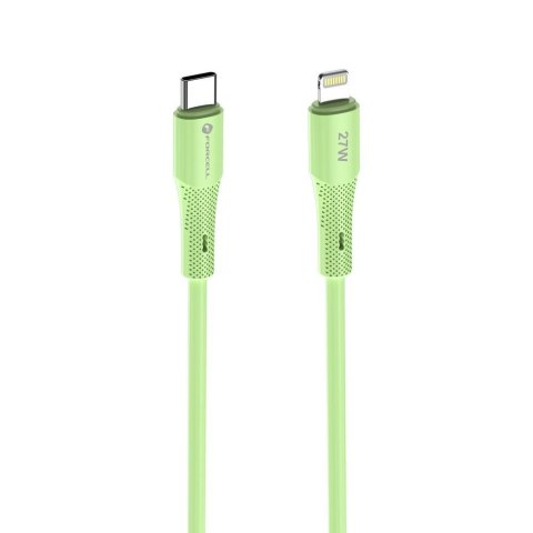 Kabel USB C do Lightning Forcell F-Energy PD 3A 27W Silicone 1 m C346 zielony