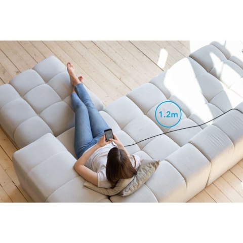 Kabel USB C do Lightning VEGER PD 3A 27W 1,2 m CL01 czarny