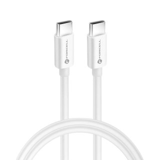 Kabel USB C do USB C Forcell F-Energy QC4.0 PD 3A 60W 3 m C338 biały