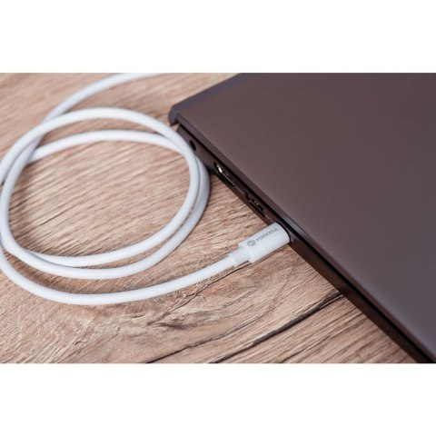 Kabel USB C do USB C Forcell F-Energy QC4.0 PD 5A 100W 2 m C339 biały