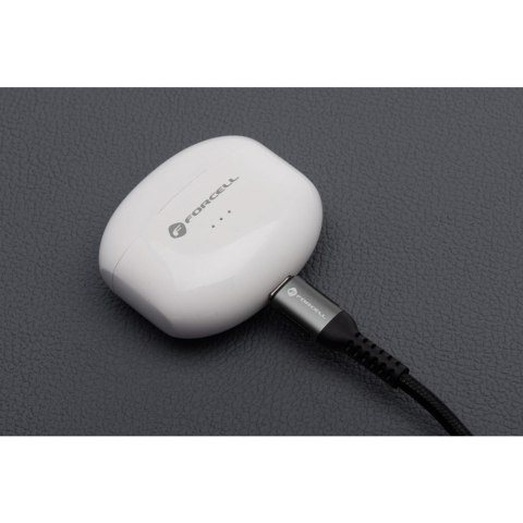 Kabel USB C do USB C Forcell F-Energy QC4.0 PD 5A 100W Cafule 2 m C260 czarny